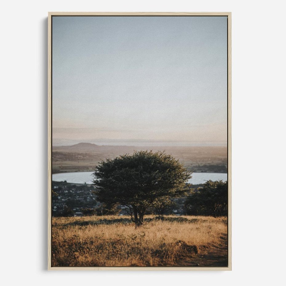 Obraz w ramie 80x120 - Siła Natury - drzewo, pejzaż - rama drewno