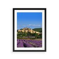 Plakat w ramie 30x40 - Prowansalska Aura - lawenda, Prowansja - rama czarna