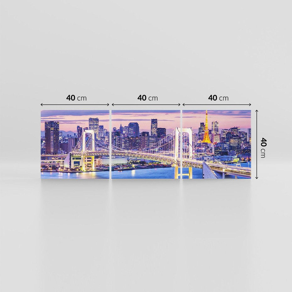Obraz na płótnie 120x40 - Tokio - pulsujące serce Japonii - Tokio, Japonia