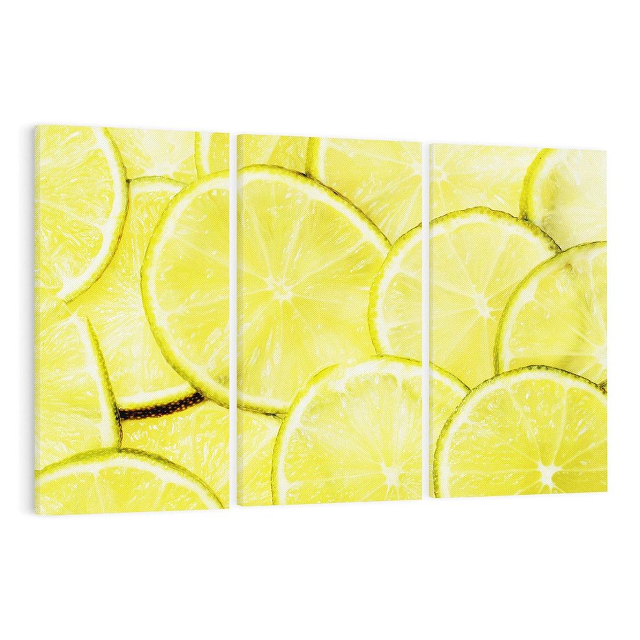 Obraz na płótnie 120x80 - Cytryny, Limonki - Owocowa Świeżość - cytryny, limonki