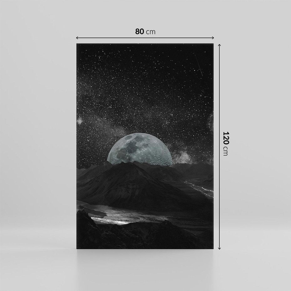 Obraz na płótnie 80x120 - Kosmiczne piękno: ziemia z lotu ptaka - kosmos, ziemia