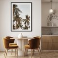 Plakat bez ramy 30x40 - Palmy - tęsknota za Hawajami - palmy, Hawaje