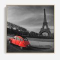 Obraz w ramie 50x50 - Paryż Wieża Eiffla - Paryż, Wieża - rama drewno