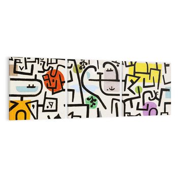 Obraz na płótnie 90x30 - Rich Port 1938, Paul Klee - Reprodukcja - reprodukcja, obraz na płótnie