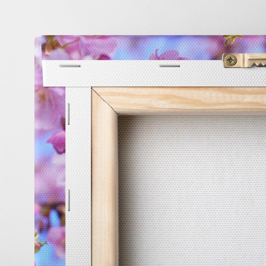 Obraz na płótnie 50x50 - magia kolorów - kwiat, kwiaty