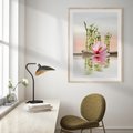 Plakat w ramie 50x70 - Harmonia i relaks - spa, bambus - rama drewno