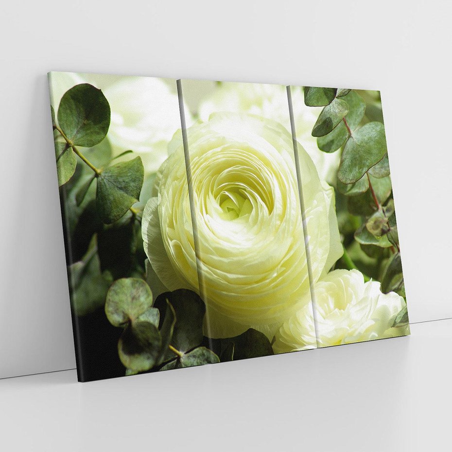 Obraz na płótnie 120x80 - Kwiatowa Harmonia - kwiat, kwiaty