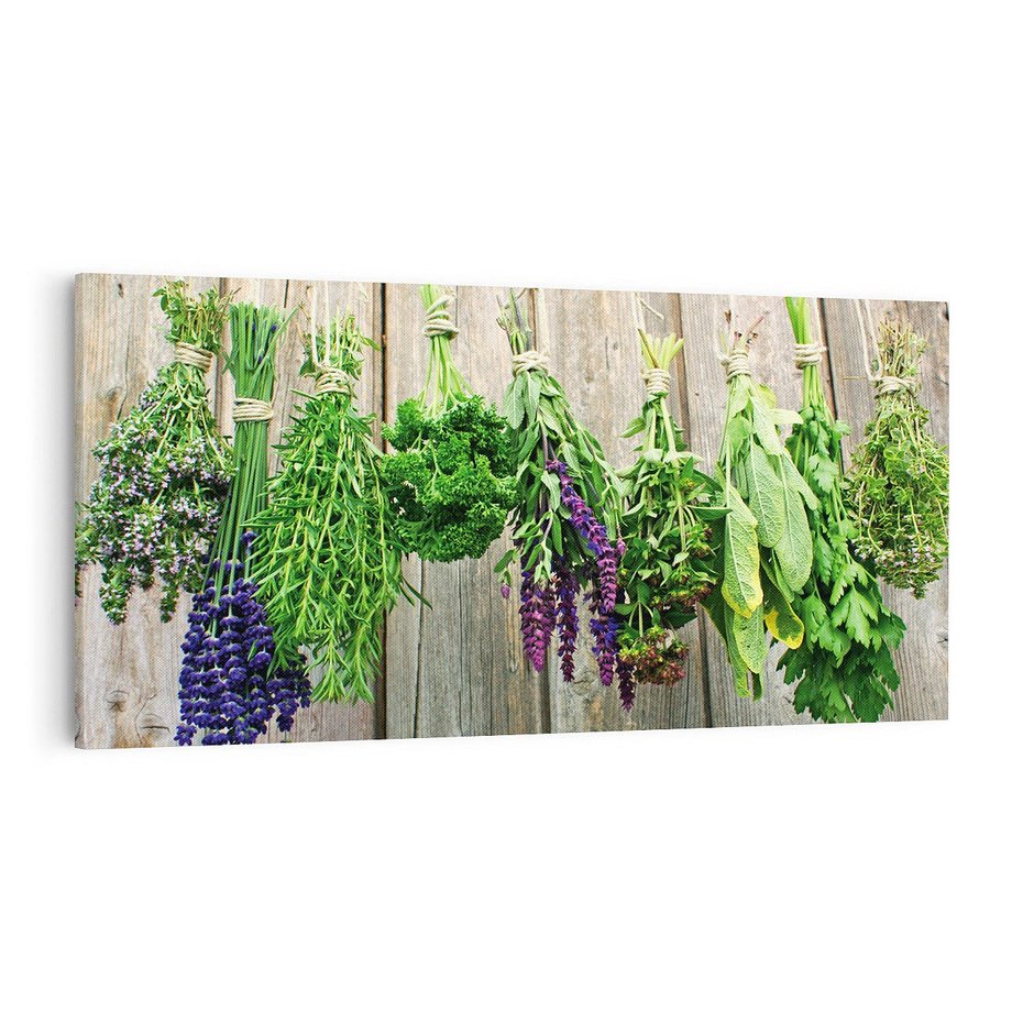Obraz na płótnie 100x50 - Przyprawy Rośliny Fantazja - przyprawy, rośliny