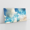 Obraz na płótnie 100x50 - Niebiańska Przestrzeń: Chmury na Horyzoncie - niebo, chmury