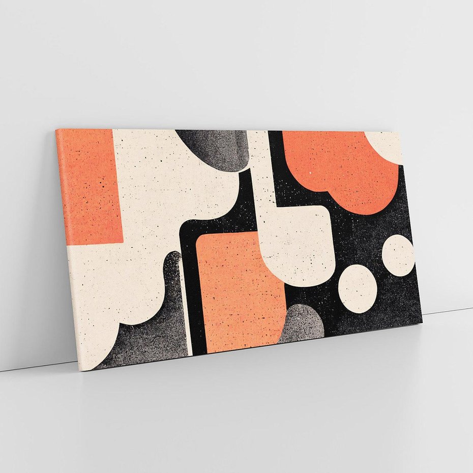 Obraz na płótnie 100x50 - Loftowa Harmonia - abstrakcja, styl loftowy