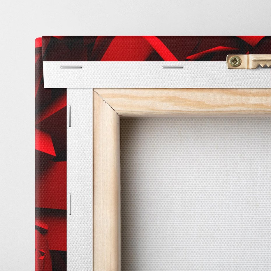 Obraz na płótnie 50x50 - Geometryczny 3D - abstrakcyjna kompozycja - geometryczny, 3D