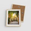 Plakat w ramie 40x50 - Malownicza Wędrówka - uliczka, perspektywa - rama drewno