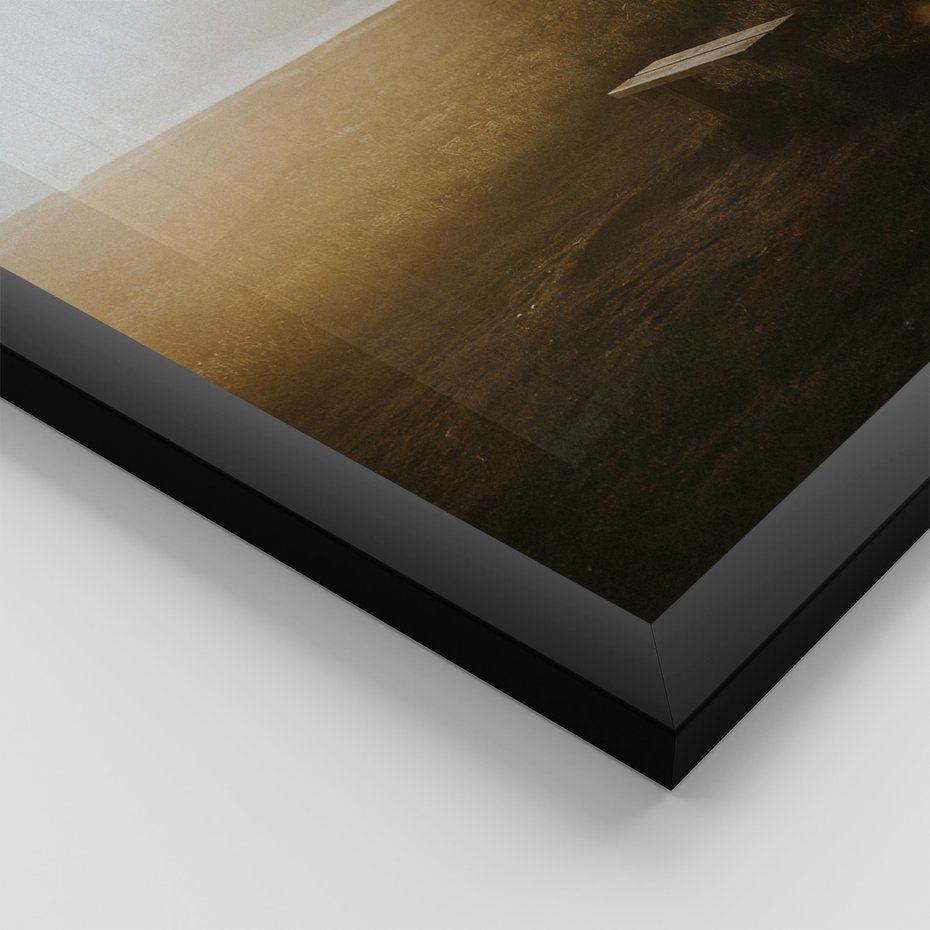 Zestaw obrazy w ramie 40x50 galeria - Plecak, podróż - rama czarna