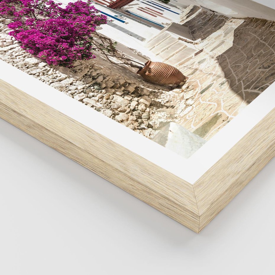 Plakat w ramie 50x70 - Kwiaty Chorwacji - kwiaty, Chorwacja - rama drewno