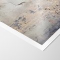 Plakat bez ramy 21x30 - Surowość ściany z betonu - ściana, beton