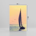 Obraz na płótnie 80x120 - Żaglówka na Horyzoncie - żaglówka, jacht