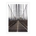 Plakat bez ramy 21x30 - Nowoczesna Linia - most, nowoczesna