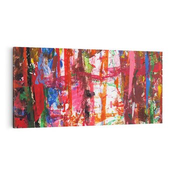 Obraz na płótnie 100x50 - Abstrakcja: wyraz emocji - abstrakcja