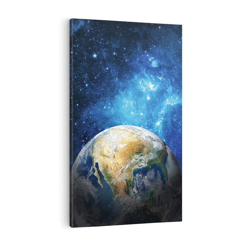 Obraz na płótnie 70x100 - Kosmiczne Horyzonty - Ziemia, kosmos