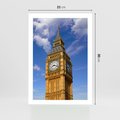Plakat bez ramy 21x30 - Czasowy Symbol - zegar, Big Ben