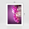 Plakat bez ramy 30x40 - Relaksująca orchidea w spa - spa, orchidea