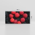 Obraz na płótnie 140x70 - Maliny Soczysta Eksplozja - maliny, owoce