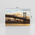 Obraz na płótnie 70x50 - Most w amerykańskim stylu - Philadelphia, most