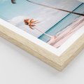 Plakat w ramie 50x70 - Raj na Ziemi - plaża, ocean - rama drewno