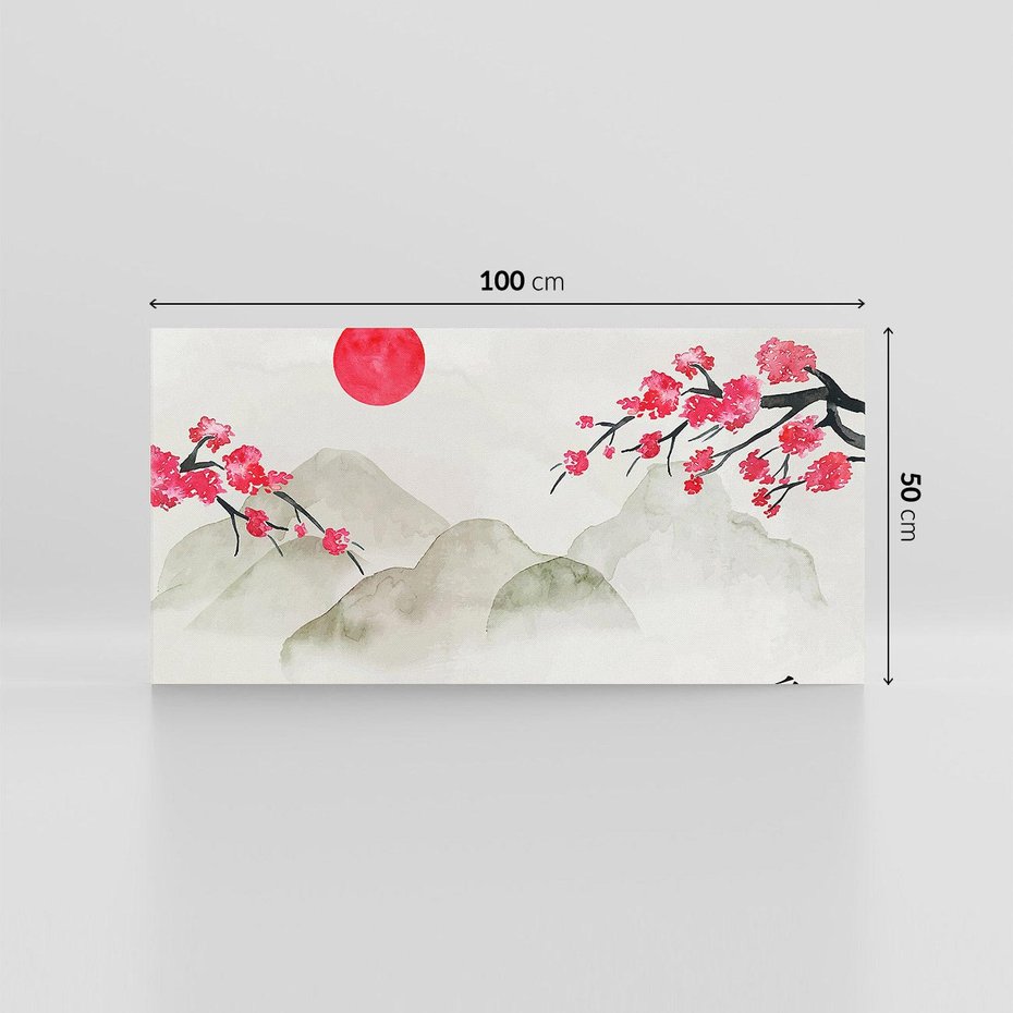 Obraz na płótnie 100x50 - Harmonia Japandi - styl japandi, japonia