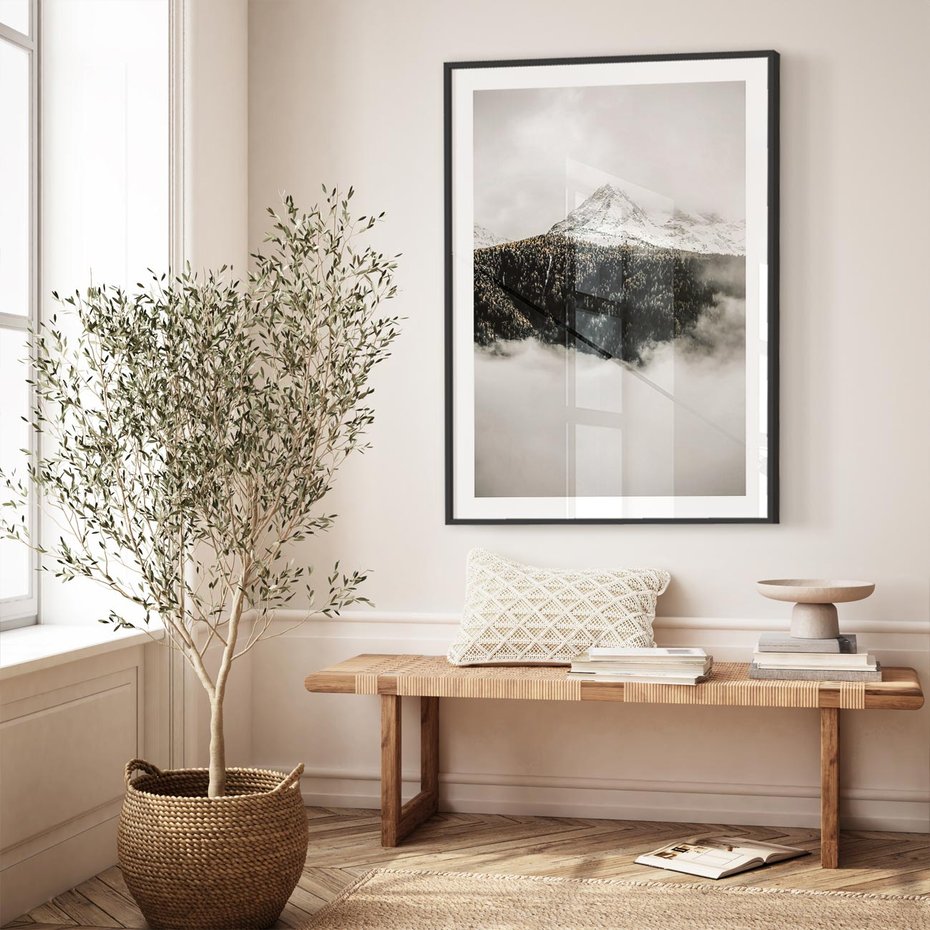 Plakat bez ramy 30x40 - Zimowa Wielkość - górski krajobraz, zima w górach