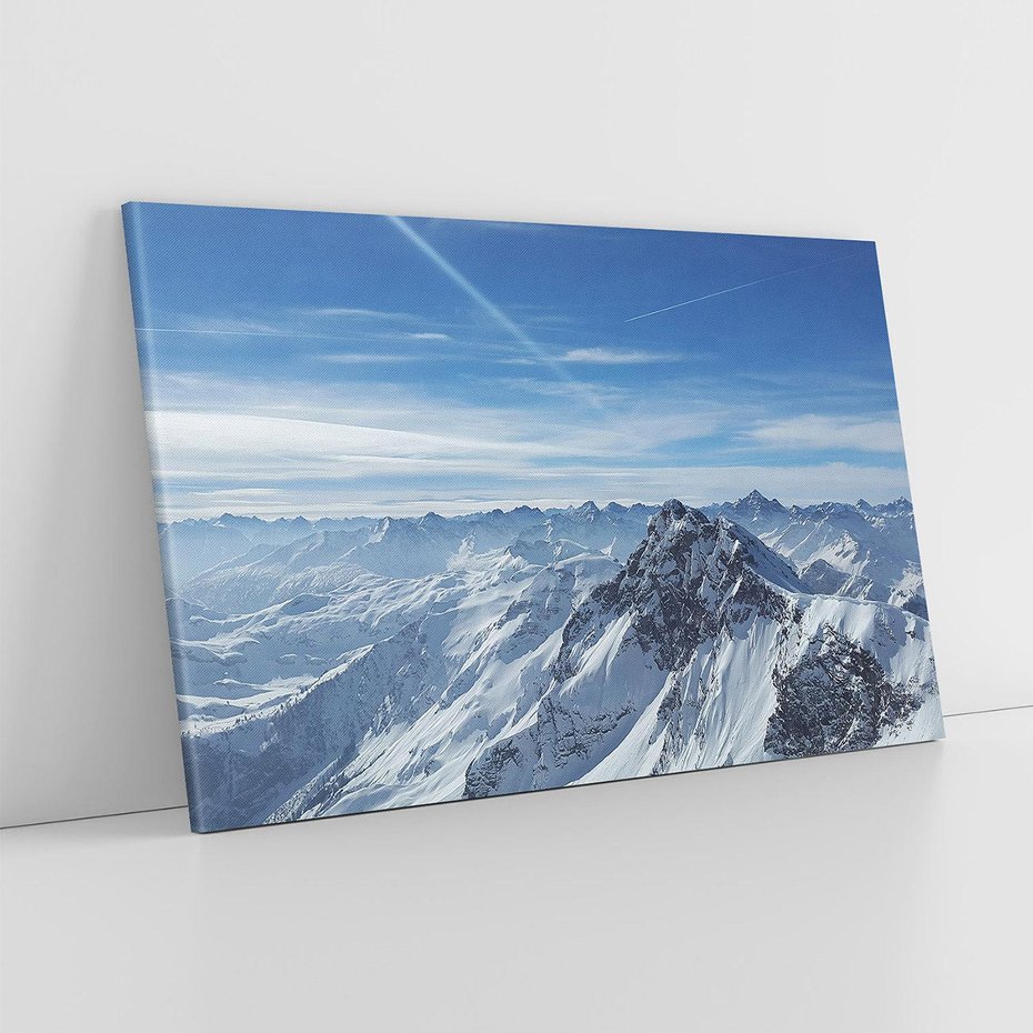 Obraz na płótnie 120x80 - Mroźne góry zima w pełnym rozkwicie - góry, zima