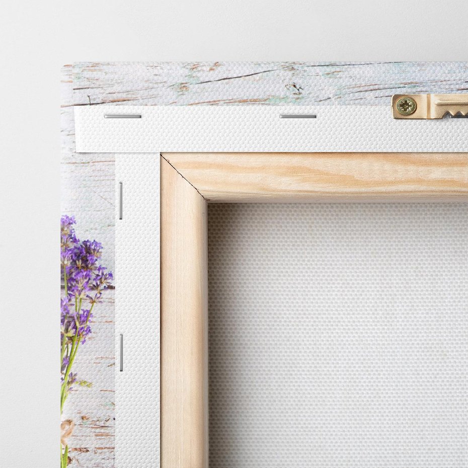 Obraz na płótnie 100x50 - Urok lawendowych pól - lawenda, kawiaty