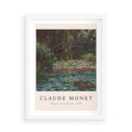 Plakat w ramie 50x70 - Sztuka i Litera - Claude Monet, reprodukcja obrazu - rama biała