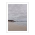 Plakat bez ramy 30x40 - Mglista plaża - plaża, mgła