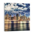Obraz na płótnie 50x50 - Majestatyczny Manhattan - Nowy York, USA