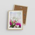 Plakat w ramie 30x40 - Tulipany w pełnym rozkwicie - tulipany, kwiaty - rama drewno