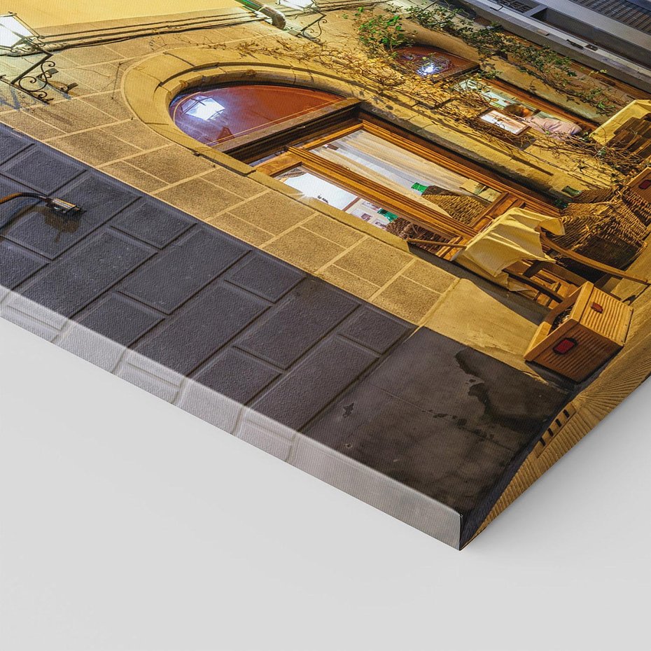 Obraz na płótnie 100x70 - Toskańska uliczka: włoski urok - Włochy, Toskania