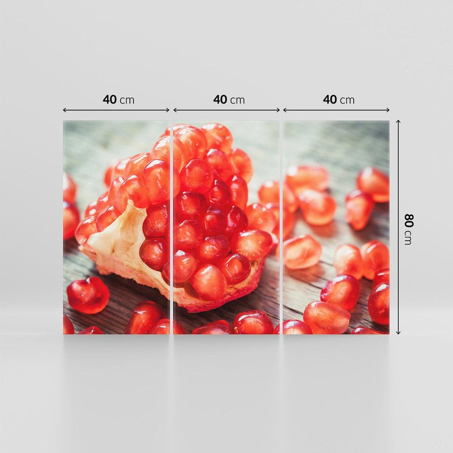 Obraz na płótnie 120x80 - Granatowa Inspiracja Kuchni - granat, kuchnia