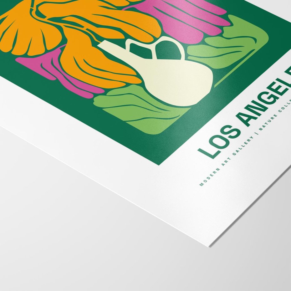 Plakat bez ramy 40x50 - Przenikające Kontury - minimalizm, plakat