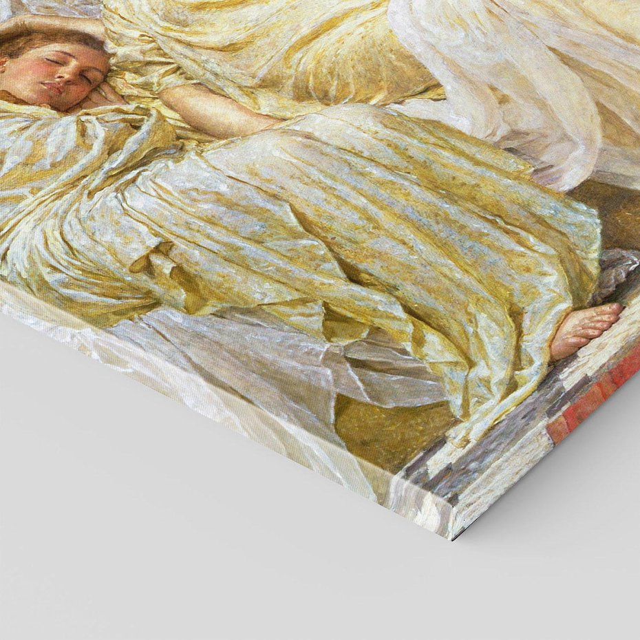 Obraz na płótnie 120x80 - "Marzyciele" (1850-1882) Albert Joseph Moore - Reprodukcja - reprodukcja, obraz na płótnie
