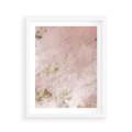 Plakat w ramie 40x50 - Piękno w Szczegółach - marmur, złoto - rama biała