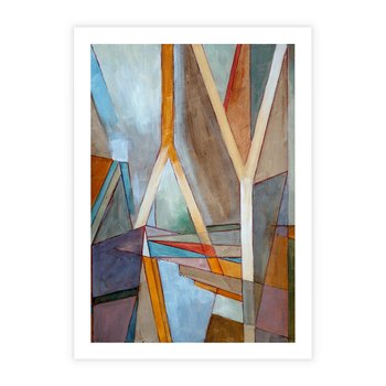 Plakat bez ramy 30x40 - Geometria abstrakcji - abstrakcja, geometria