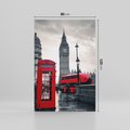 Obraz na płótnie 80x120 - Londyński Klimat Telefoniczny - Londyn, telefon