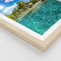 Plakat w ramie 40x50 - Rajskie wakacje na plaży - plaża, wakacje - rama drewno