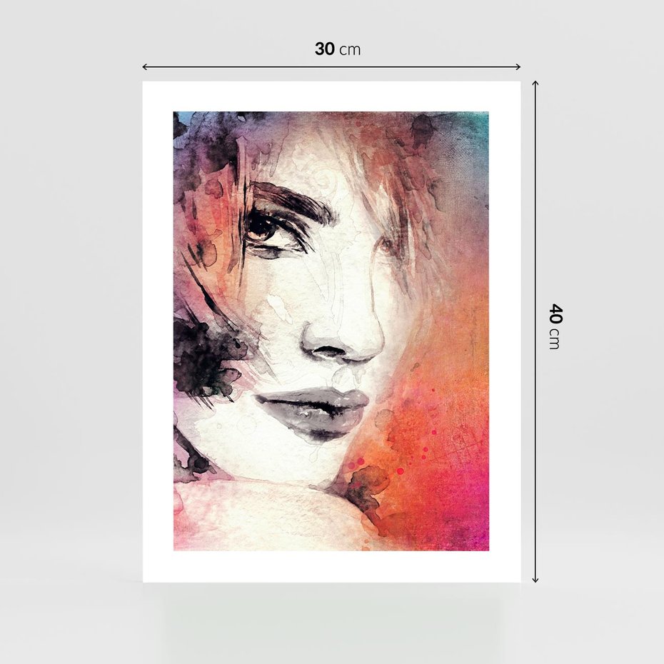 Plakat bez ramy 30x40 - Kobieta w sztuce - portret, kobieta