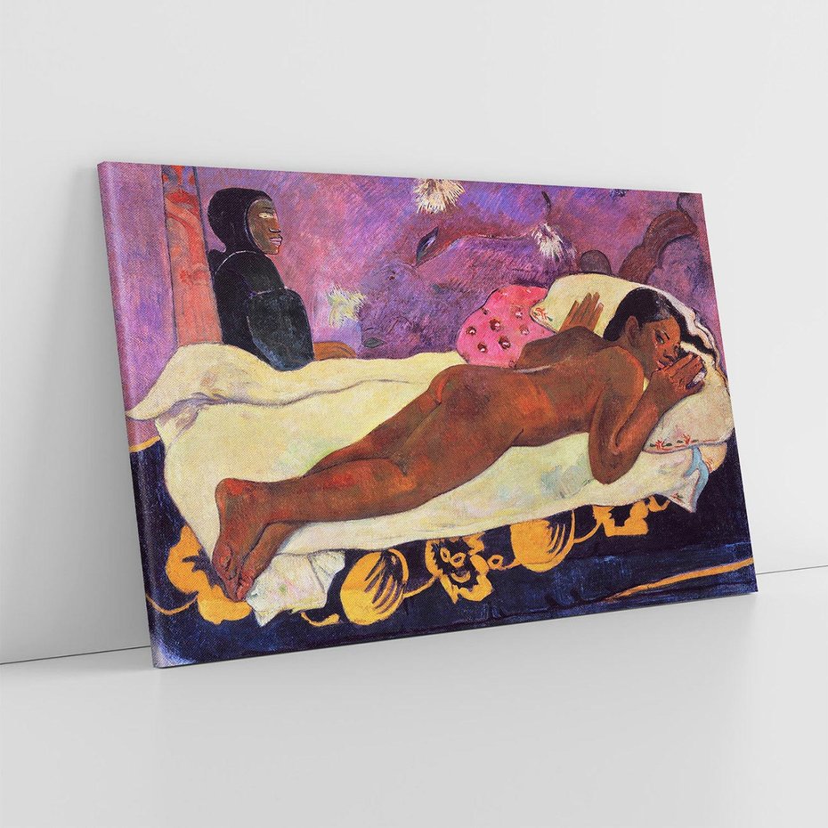 Obraz na płótnie 100x70 - Spirit of the Dead Watching 1892, Paul Gauguin - Reprodukcja - reprodukcja, obraz na płótnie