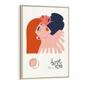 Obraz w ramie 50x70 - Rondo melancholii - para zakochanych, graficzny obraz - rama drewno