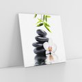 Obraz na płótnie 80x80 - Orchidea w Spa - spa, orchidea