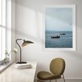 Plakat bez ramy 30x40 - Rybacki Urok - morze, kutry rybackie