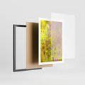 Plakat w ramie 50x70 - Delikatność natury - lawenda, kwiaty - rama czarna